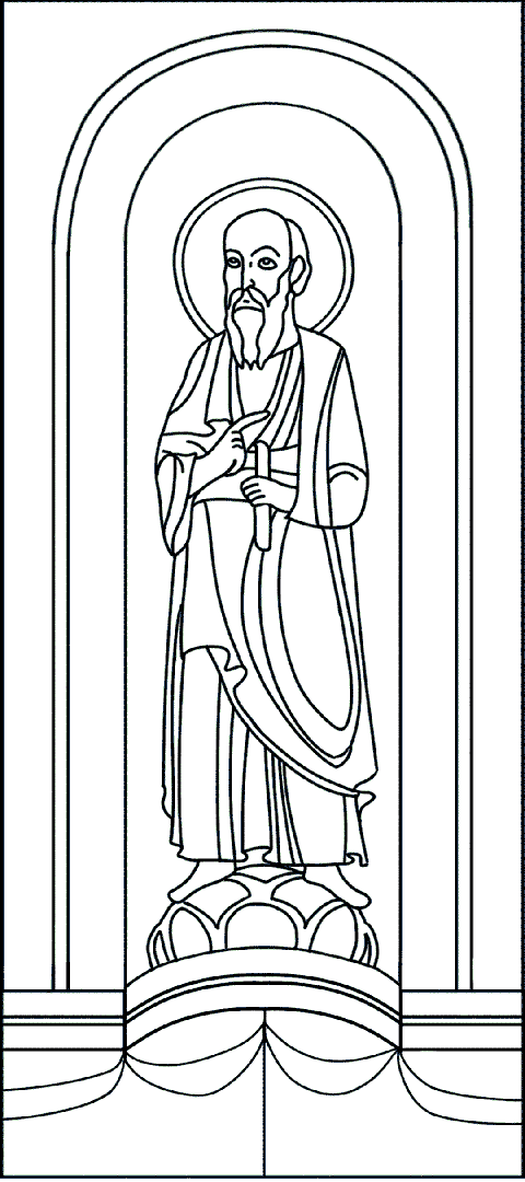 Colora l'illustrazione di San Paolo - ARTing