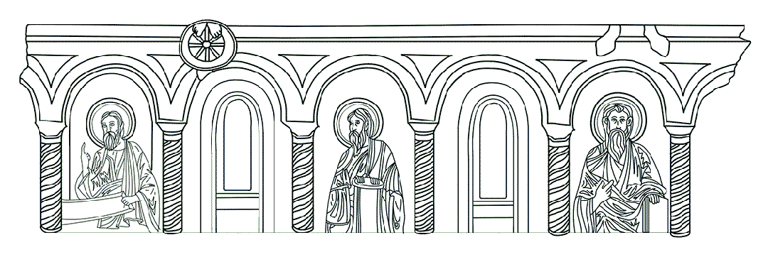 Colora l'illustrazione dei Profeti | Battistero di Concordia Sagittaria - ARTing