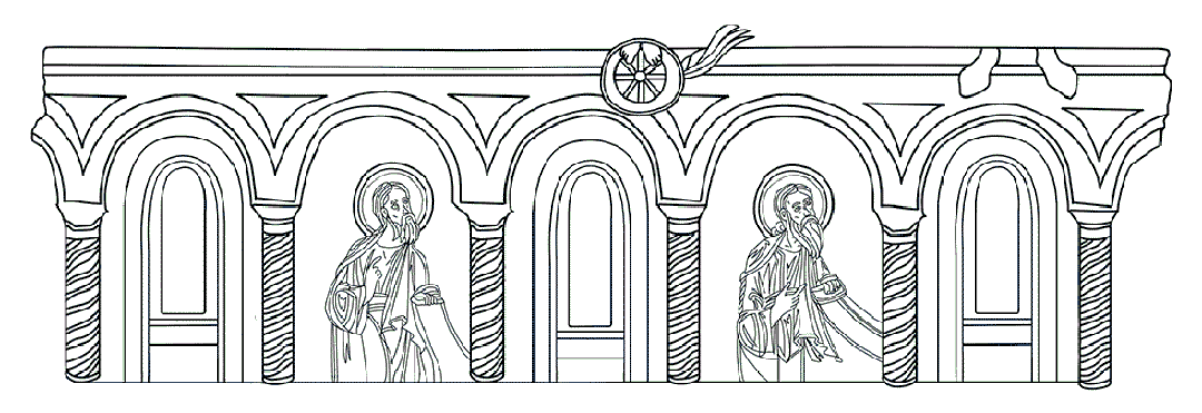 Colora l'illustrazione dei Profeti | Battistero di Concordia Sagittaria - ARTing