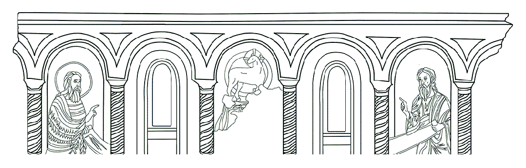 Colora l'illustrazione dei Profeti | Battistero di Concordia Sagittaria - ARTing