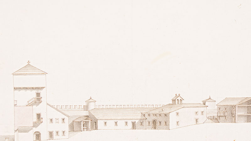 Manoscritto - Facciata del lato sinistro