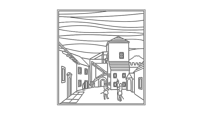 Manoscritto - Parte interna del Castello - ARTing