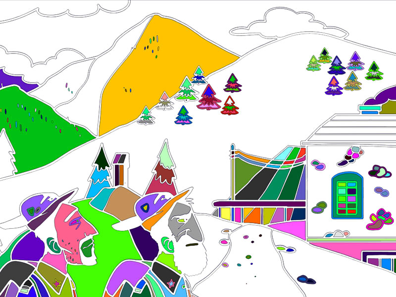 L'Arrivo degli Alpini - COLORing