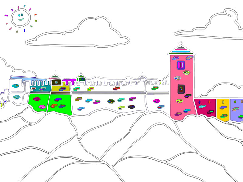 Una Rocca nella Grande Storia - COLORing