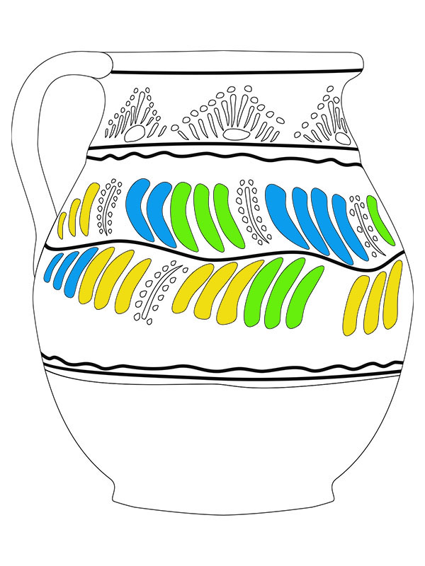 Grottaglie Jar A - COLORing