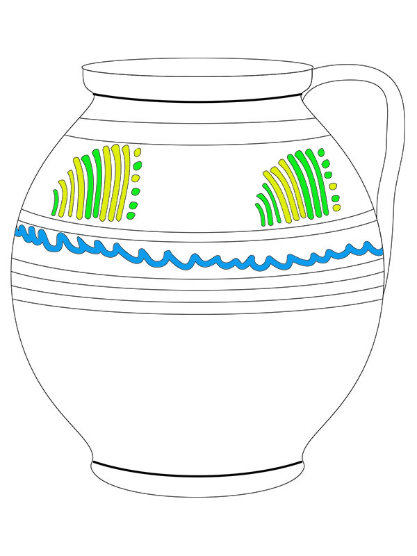 Grottaglie Jar B - COLORing