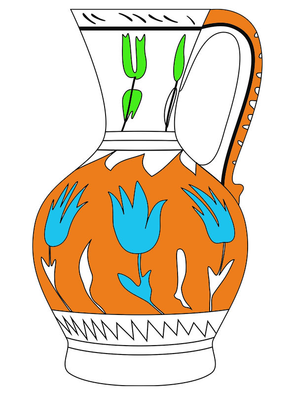 Iznik Jar - COLORing