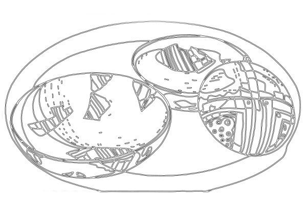 Stefano Bertolucci | Foto Coppe, vetro murrino a nastri - ARTing