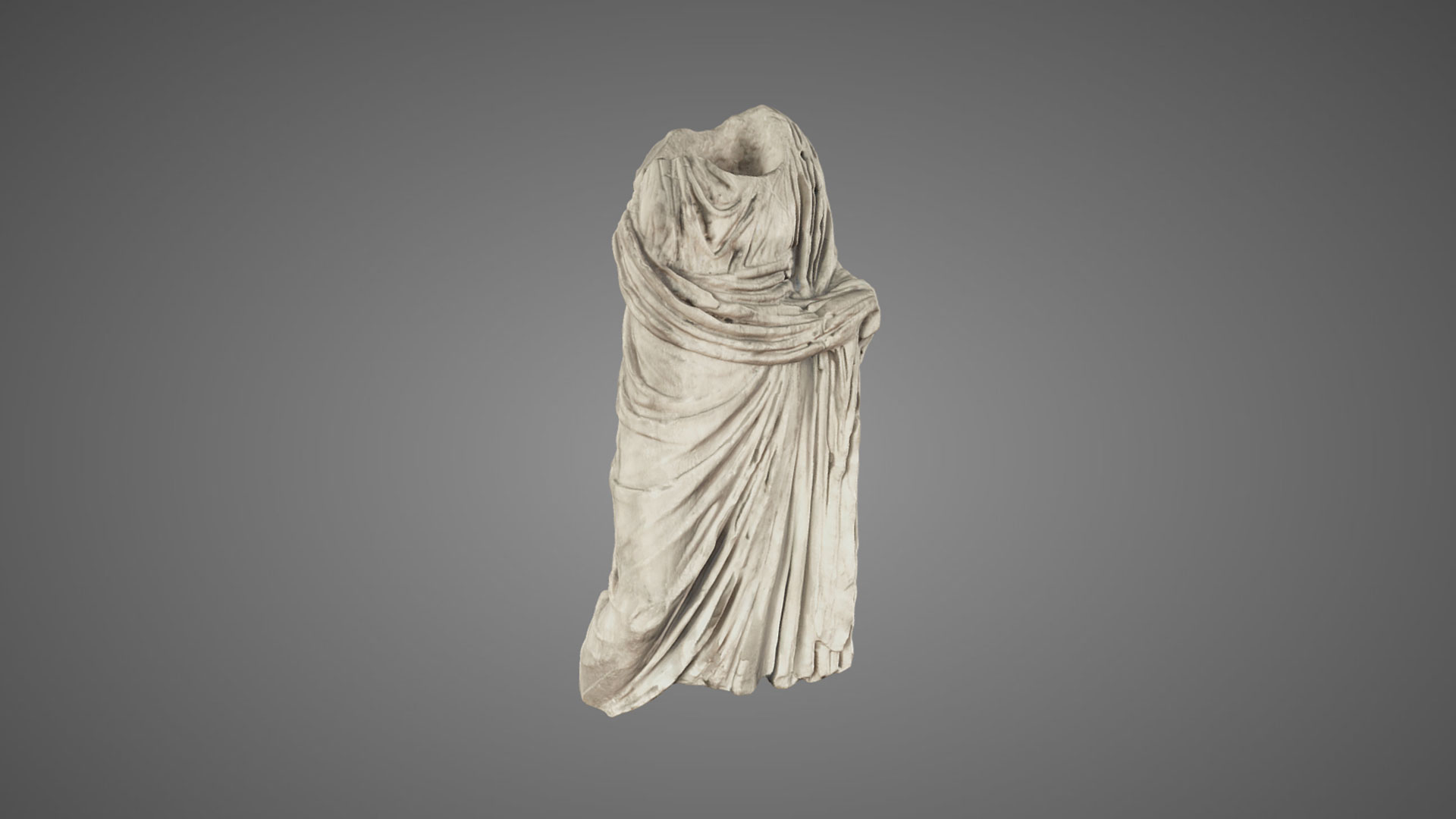 Statuetta Femminile Drappeggiata - 3D Model