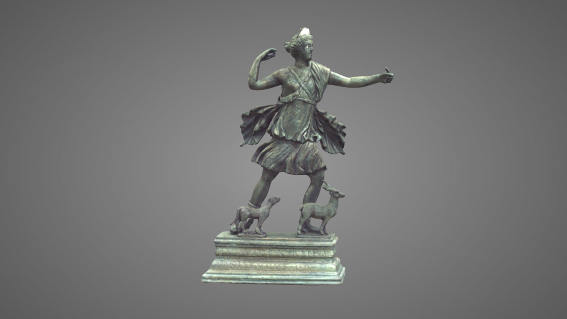 Statuetta raffigurante Diana cacciatrice - 3D Model