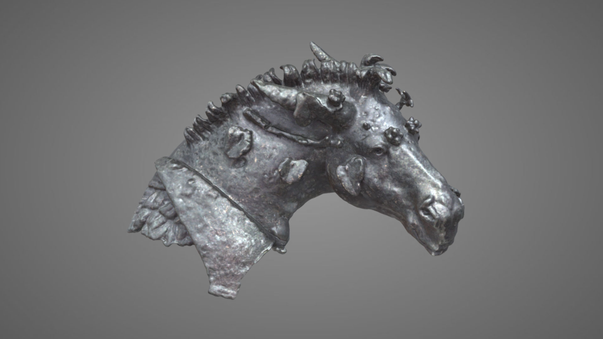 Testa di mulo bacchico - 3D Model