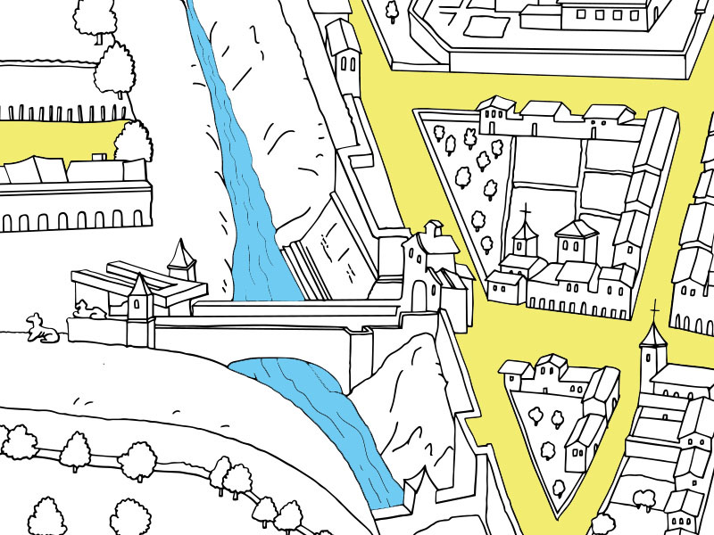 I canali a difesa della città. The canals as defence for the city. - COLORing