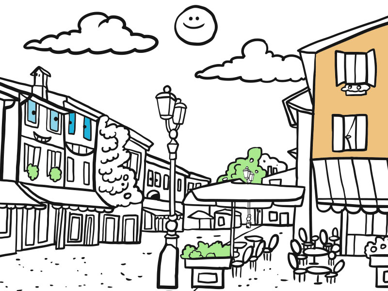 La Piazza - COLORing