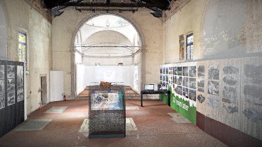 SHOW The Vajont Dam | Church of San Gregorio - Point Cloud