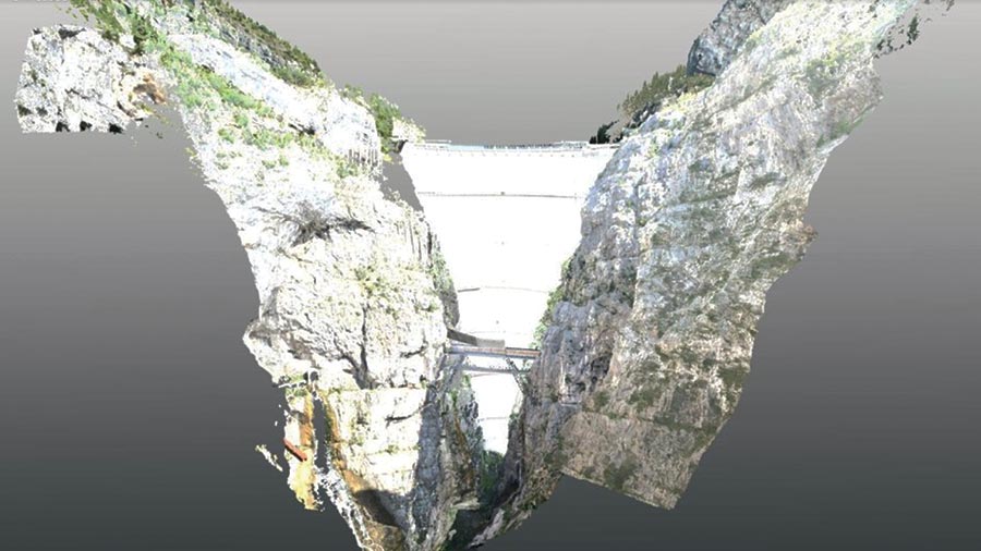 VAJONT DAM The Vajont Dam - Point Cloud